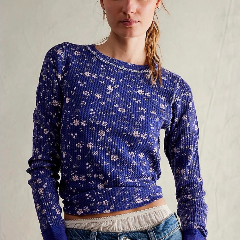 Free People “We the Free” Pretty Little Thermal size Large